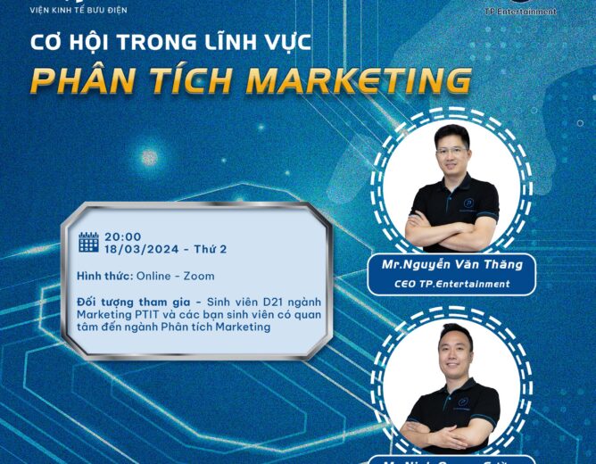 Webinar Định Hướng Sự Nghiệp: Cơ Hội Trong Lĩnh Vực Phân Tích Marketing