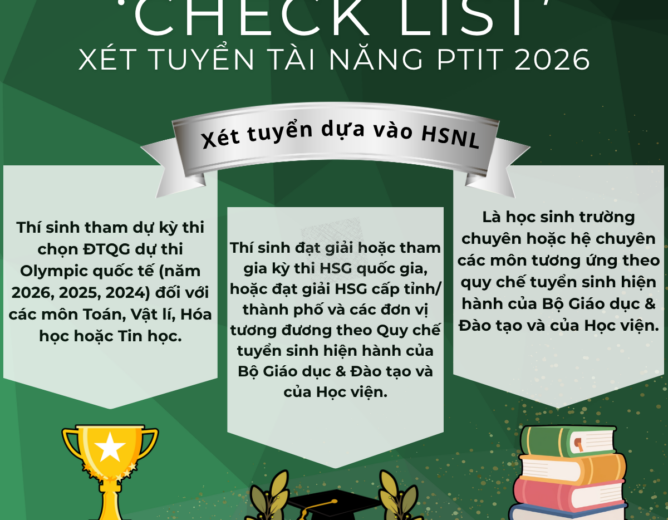 Phương thức xét tuyển tài năng PTIT 2025 – Cơ hội vào ngành Marketing dành cho thí sinh 2K8