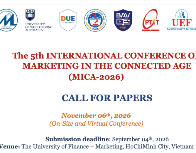 CALL FOR PAPERS | MICA-2026 – INTERNATIONAL CONFERENCE ON MARKETING IN THE CONNECTED AGE