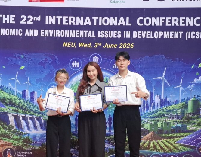 🎓 PTIT MARKETING STUDENTS AFFIRM SCIENTIFIC RESEARCH CAPABILITIES ON AN INTERNATIONAL FORUM