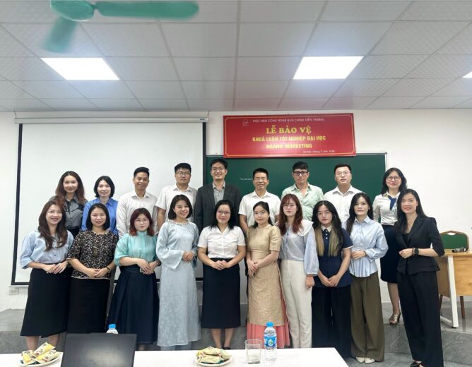 2026 Undergraduate Thesis Defense Ceremony – Marketing Program, Posts and Telecommunications Institute of Technology (PTIT), Hanoi